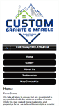 Mobile Screenshot of customgranitemarble.com